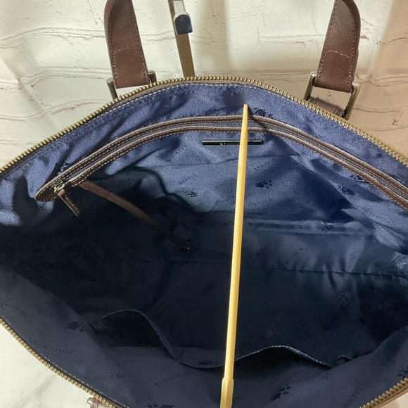 NWT Brahmin Beckett Taupe Smithfield Genuine Leather - Picture 3 of 5